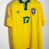 Brazil 1992 Cafu Home Kit (XL)