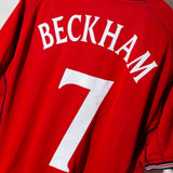 England 2002 Beckham Reversible Away Kit (L)