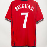 England 2002 Beckham Reversible Away Kit (L)