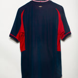 England 2002 Beckham Reversible Away Kit (L)