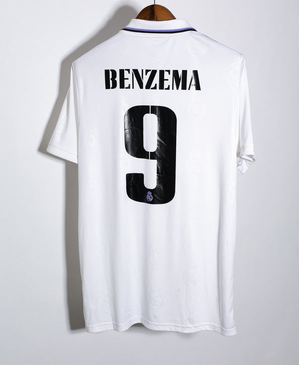 Real Madrid 2022-23 Benzema Home Kit (L)