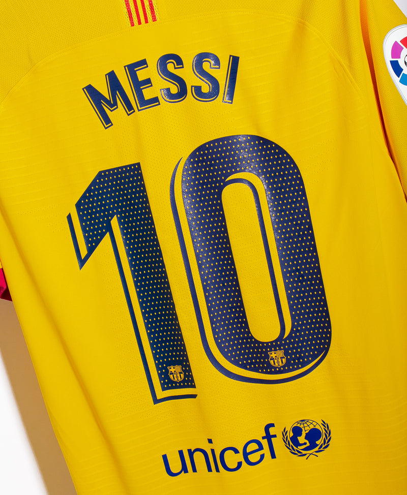 Barcelona 2019-20 Messi Player Issue Away Kit (XL)