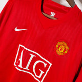 Manchester United 2007-08 Ronaldo Home Kit (2XL)