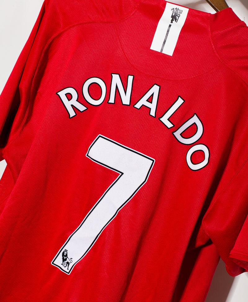 2007-09 Manchester United Home Shirt Ronaldo #7, Mint