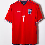 England 2002 Beckham Away Kit (M)