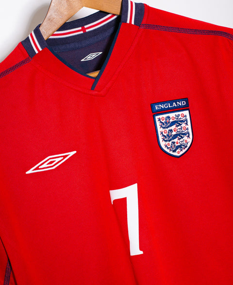 England 2002 Beckham Away Kit (M)