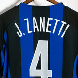 Inter Milan 2004-05 Zanetti Home Kit (2XL)