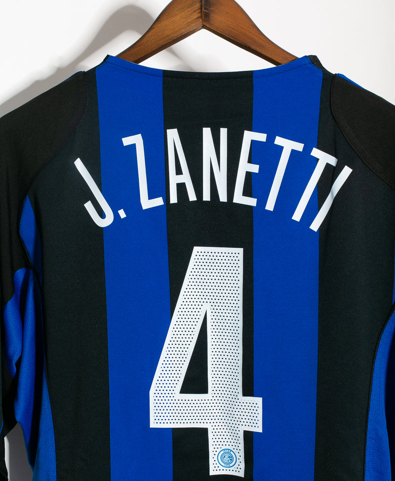 Inter Milan 2004-05 Zanetti Home Kit (2XL)