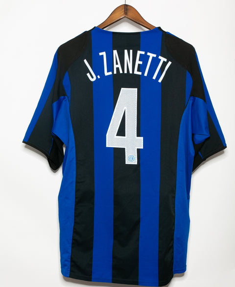 Inter Milan 2004-05 Zanetti Home Kit (2XL)