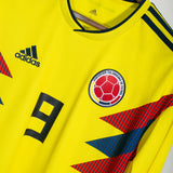 Colombia 2018 Falcao Long Sleeve Home Kit (L)