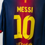 Barcelona 2012-13 Messi Home Kit (2XL)