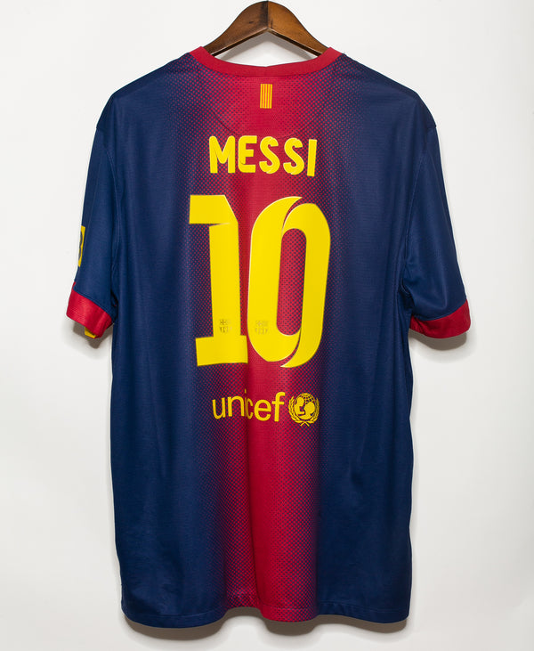 Barcelona 2012-13 Messi Home Kit (2XL)