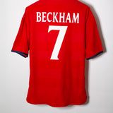 England 2000 Beckham Home Kit (L)