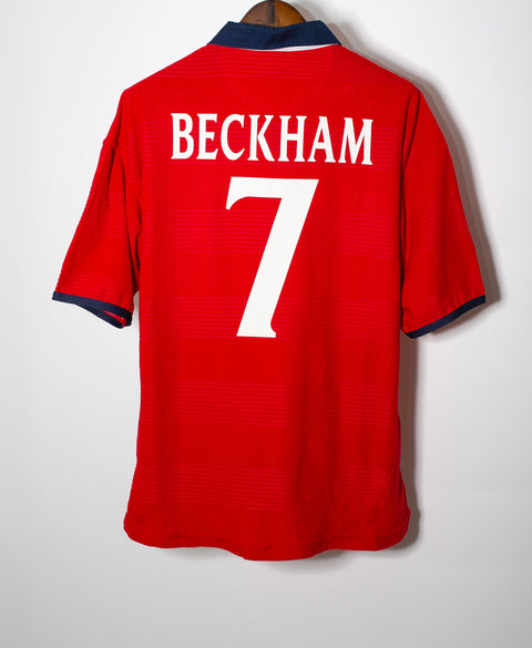 England 2000 Beckham Home Kit (L)