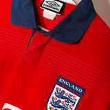 England 2000 Beckham Home Kit (L)