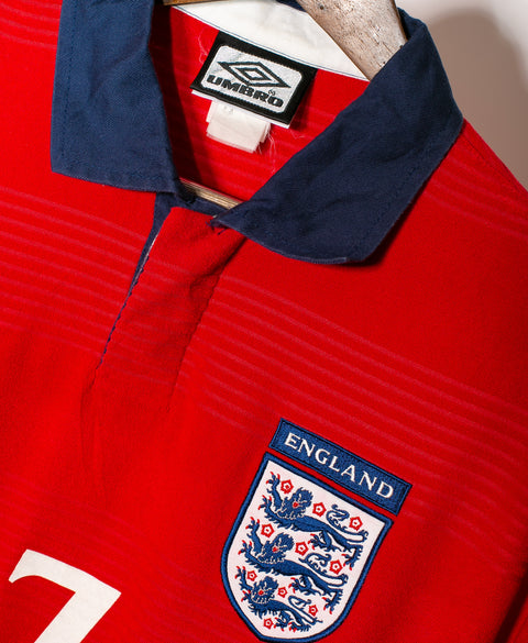 England 2000 Beckham Home Kit (L)