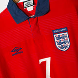 England 2000 Beckham Home Kit (L)