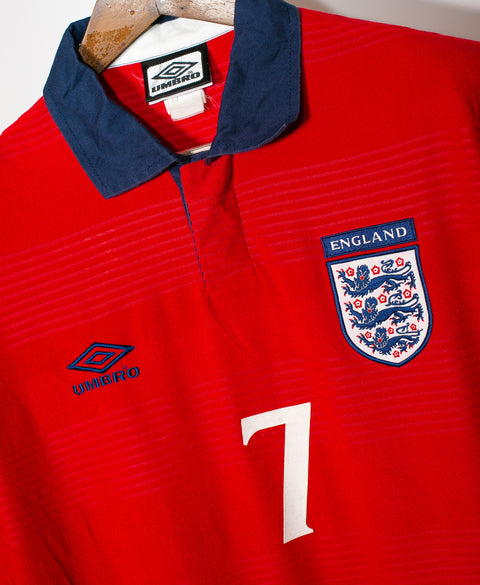 England 2000 Beckham Home Kit (L)