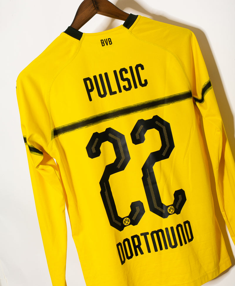 Dortmund 2018-19 Pulisic Long Sleeve Home Kit (S)