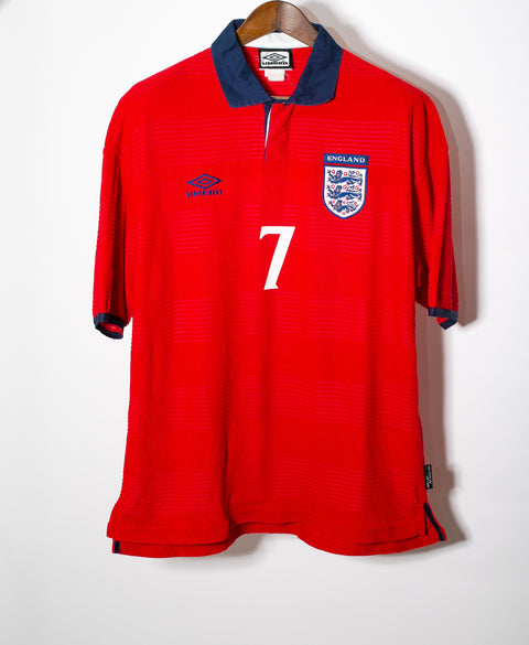 England 2000 Beckham Home Kit (L)