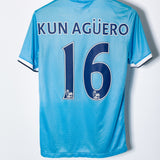 Manchester City 2013-14 Aguero Home Kit (S)