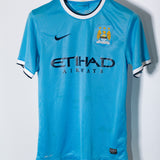 Manchester City 2013-14 Aguero Home Kit (S)