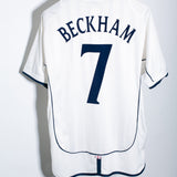 England 2002 Beckham Home Kit (L)