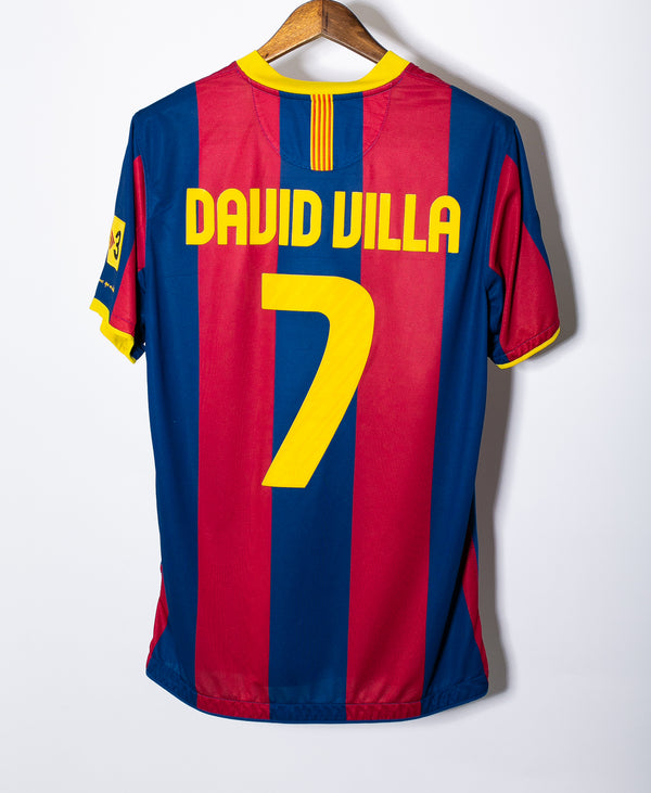 Barcelona 2011-12 David Villa Home Kit (L)