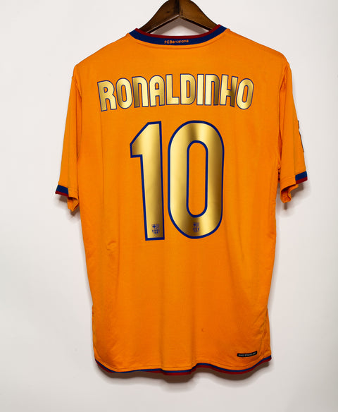 Barcelona 2006-07 Ronaldinho Away Kit (M)