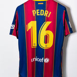 Barcelona 2020-21 Pedri Home Kit (L)