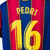 Barcelona 2020-21 Pedri Home Kit (L)