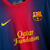 Barcelona 2012-13 Messi Home Kit (XL)