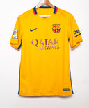 Barcelona 2015-16 Suarez Away Kit (S)