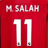 Liverpool 2019-20 Salah Long Sleeve Home Kit (L)