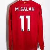 Liverpool 2019-20 Salah Long Sleeve Home Kit (L)