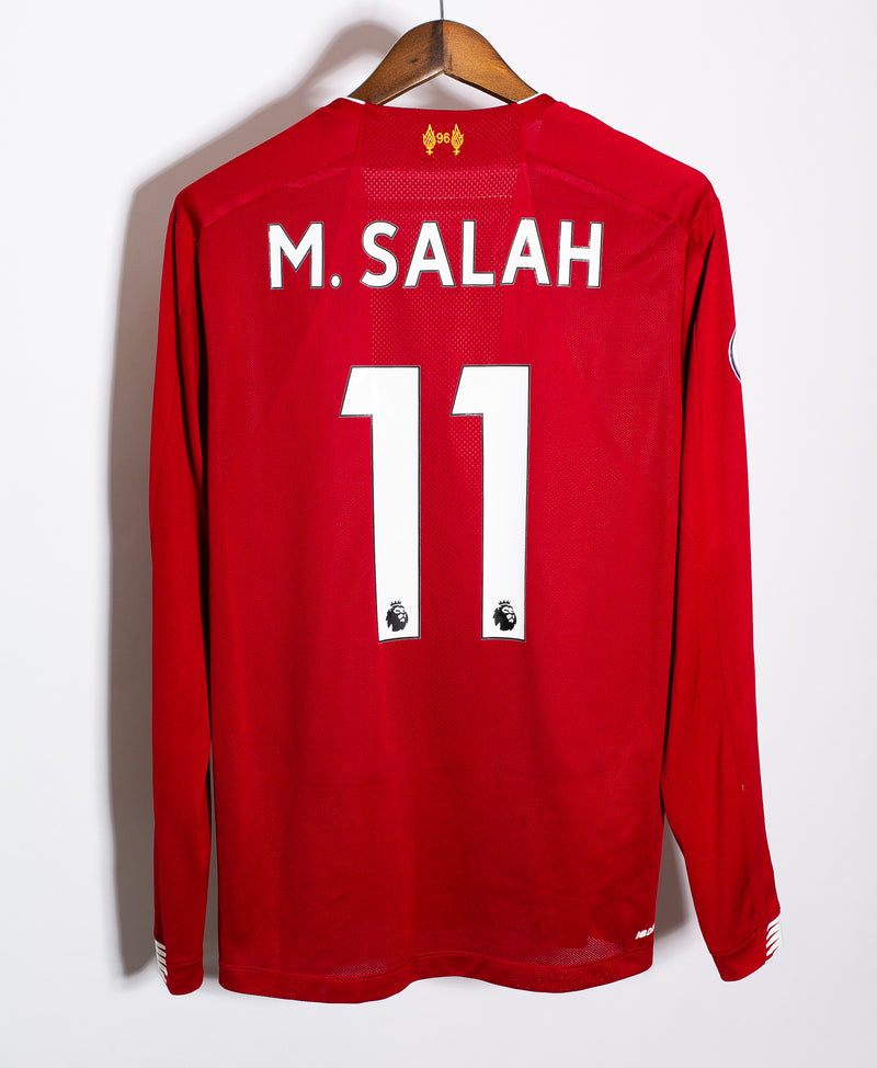 Liverpool 2019-20 Salah Long Sleeve Home Kit (L)