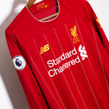 Liverpool 2019-20 Salah Long Sleeve Home Kit (L)
