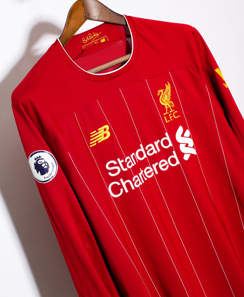 Liverpool jersey best sale 2019 long sleeve