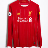 Liverpool 2019-20 Salah Long Sleeve Home Kit (L)