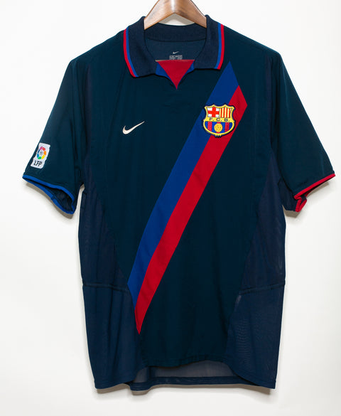 Barcelona 2002-03 Ronaldinho Away Kit (L)