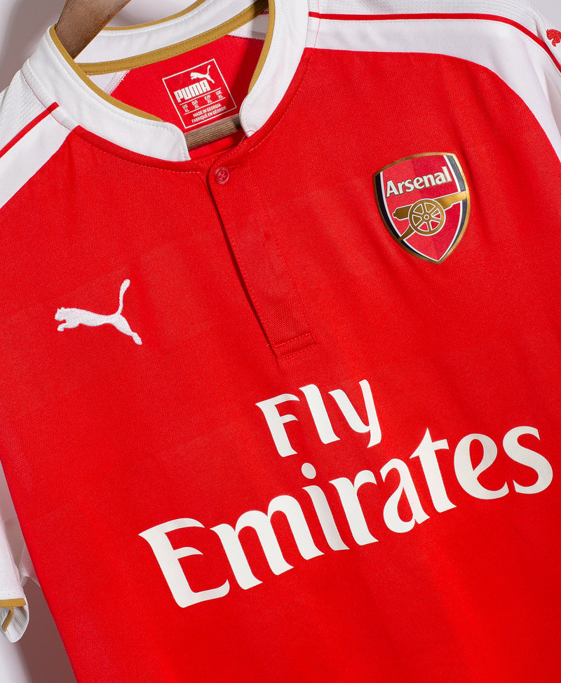Arsenal 2015-16 Arteta Home Kit (XL)