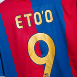 Barcelona 2006-07 Eto'o Home Kit (XL)