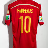 Spain 2014 Fabregas Home Kit (S)