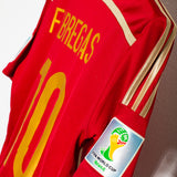 Spain 2014 Fabregas Home Kit (S)