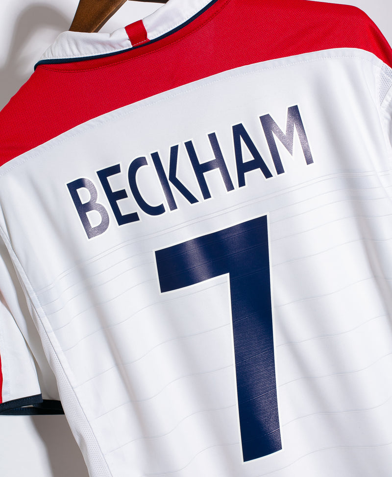 England 2004 Beckham Home Kit (L)