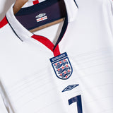 England 2004 Beckham Home Kit (L)