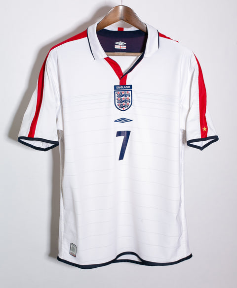 England 2004 Beckham Home Kit (L)