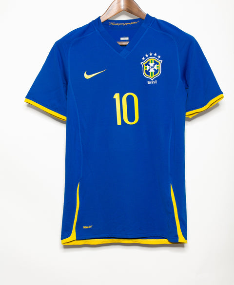 Brazil 2008 Ronaldinho Away Kit (S)