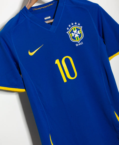 Brazil 2008 Ronaldinho Away Kit (S)