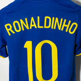 Brazil 2008 Ronaldinho Away Kit (S)